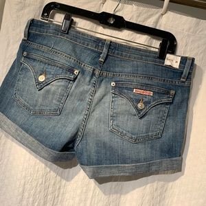 Hudson short short cuffed denim short.